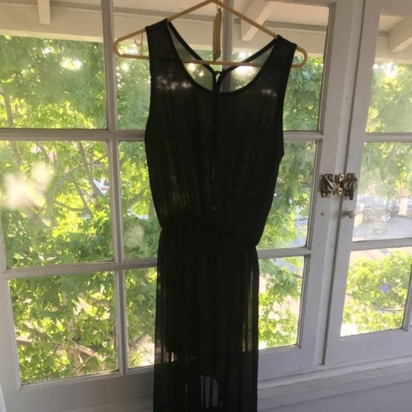 Loft 82 black sheer dress - Picture 5 of 6